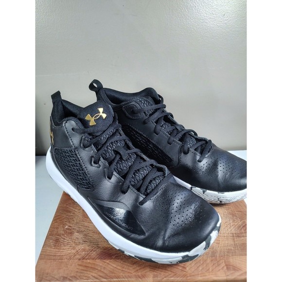 Under Armour Shoes Humble & Hungry Black/Gold Size Men's 9 W - Picture 9 of 16
